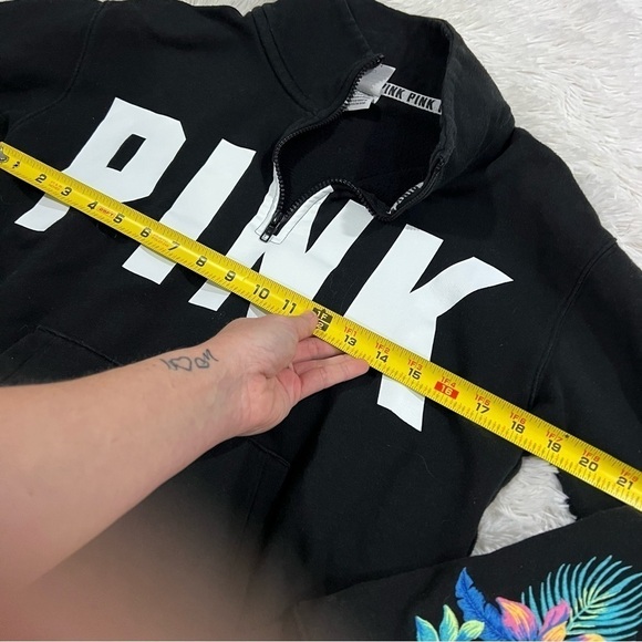 PINK Victoria's Secret Half Zip Pullover Sweater Size XS - Picture 6 of 10